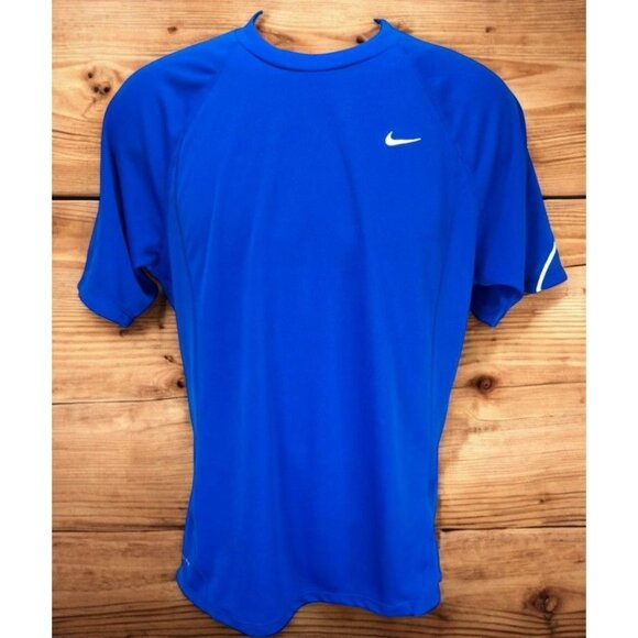 Nike Dri-Fit Mens Blue Athletic T-Shirt Small - Picture 1 of 8